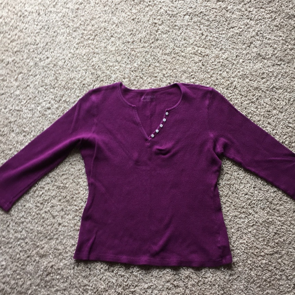 Pink-purple long-sleeved shirt